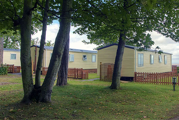 Holiday caravans for hire by the coast on Exmoor